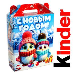 Детский подарок на Новый Год в жестяной упаковке весом 830 грамм по цене 3297 руб в Змеиногорске